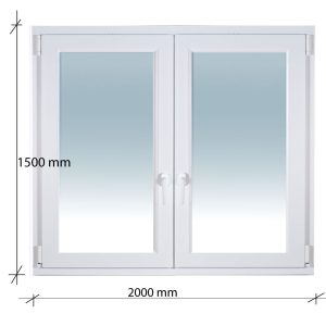 160x100 kf műanyag ablak